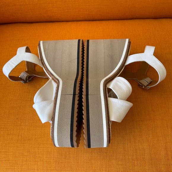 ROBERT CLERGERIE PLATFORM WHITE SANDALS💝HP - Picture 3 of 11